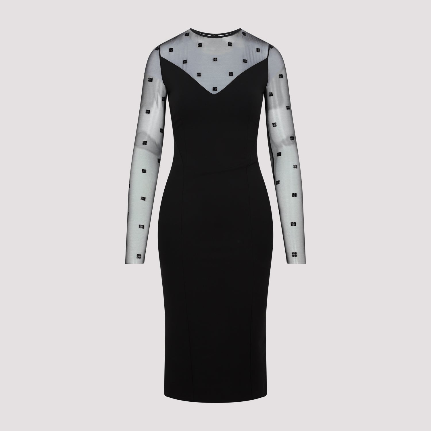 GIVENCHY Elegant Mini Dress with 4G Pattern