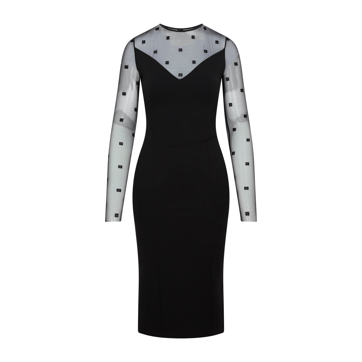 GIVENCHY Elegant Mini Dress with 4G Pattern