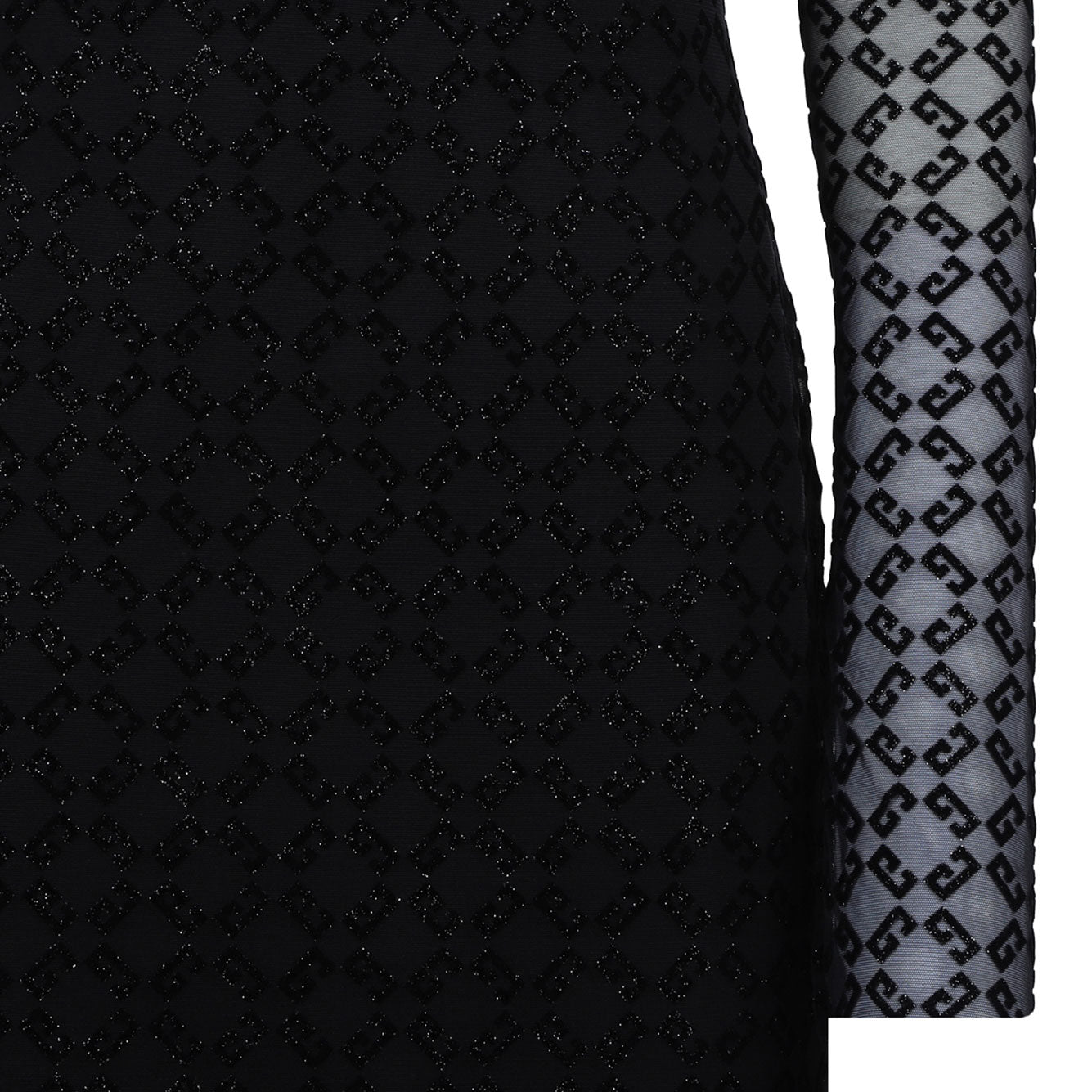 GIVENCHY Silvery Mini Polyam Dress for Women