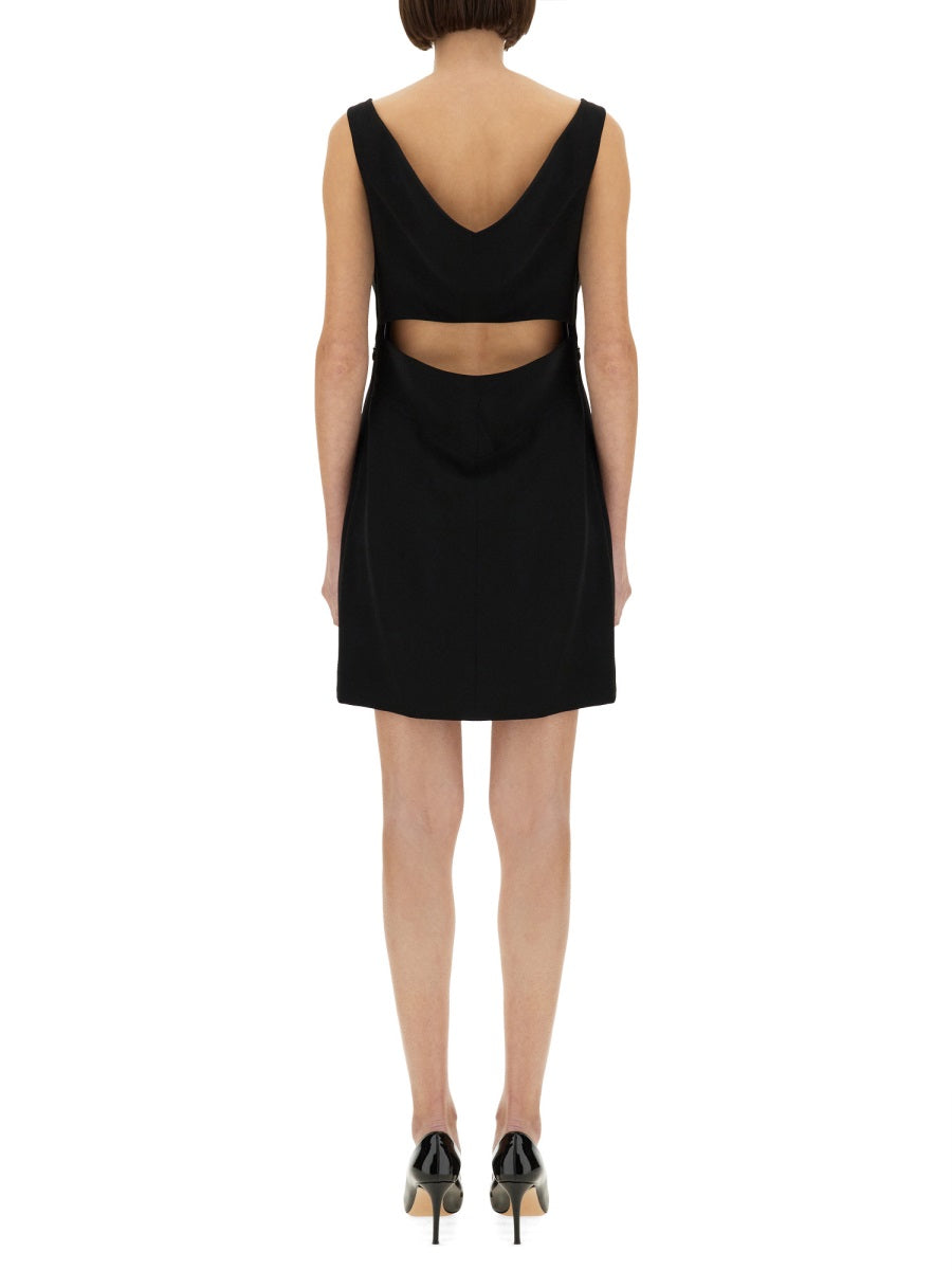 GIVENCHY Crepe and Satin Dress - Size 38 FR