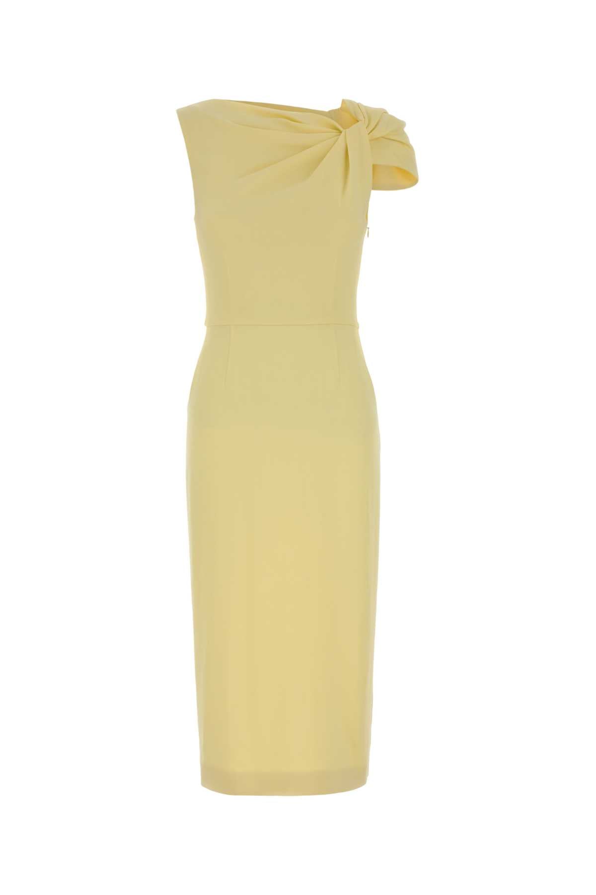 GIVENCHY MIDI DRAPED STRETCH CADY DRESS