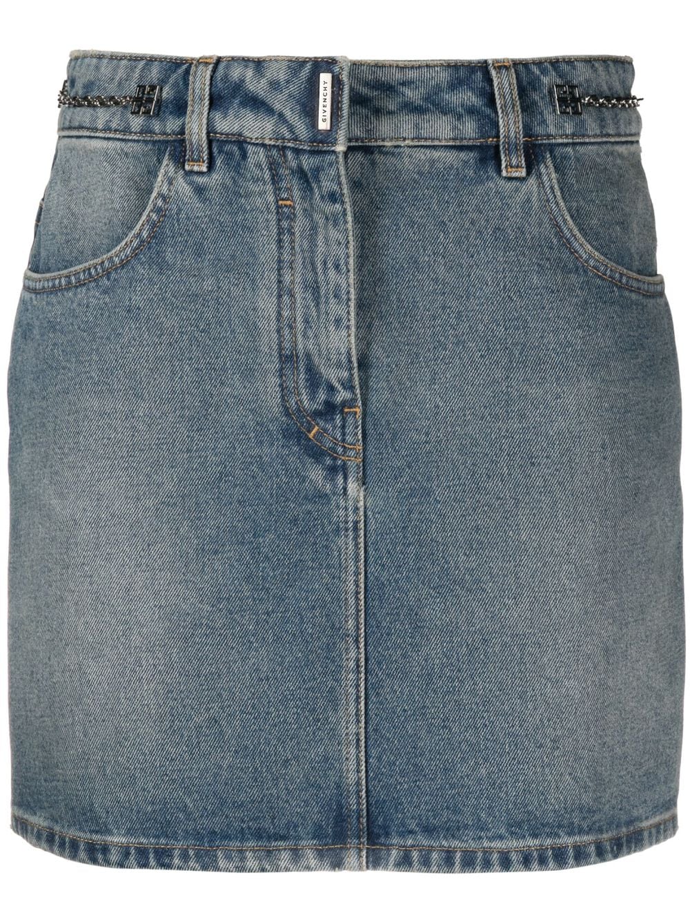 GIVENCHY Chic Denim Mini Skirt for Women