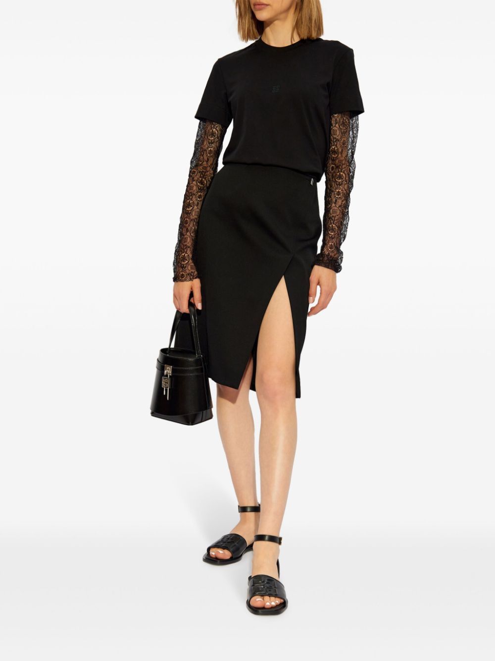 GIVENCHY Classic Wool Mini Skirt for Women