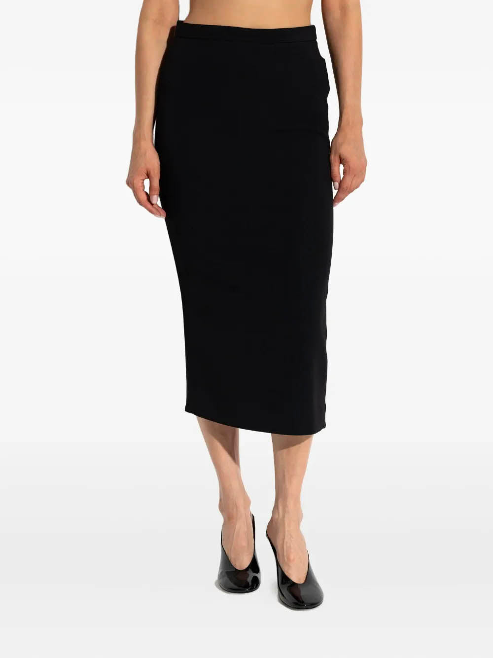 GIVENCHY Pleated Back Midi Skirt