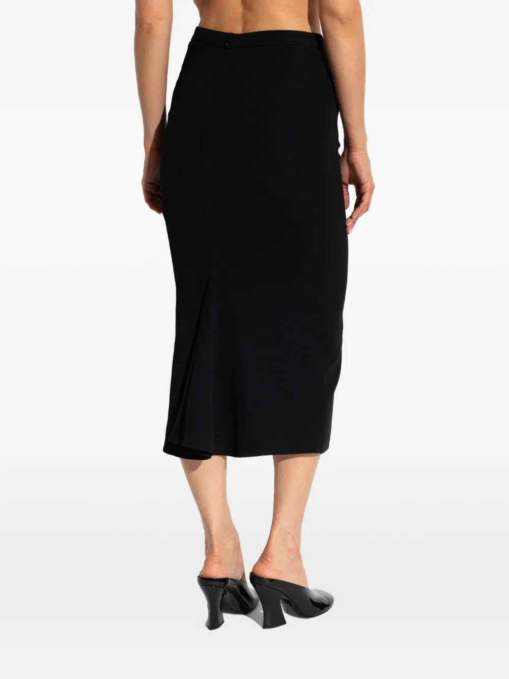 GIVENCHY Pleated Back Midi Skirt