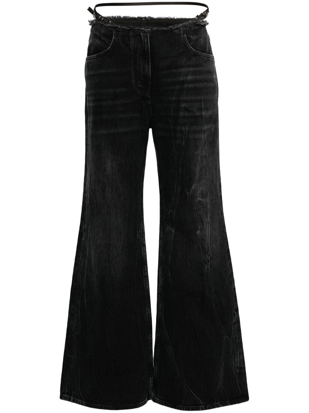 GIVENCHY Wide-Leg Denim Cotton Jeans