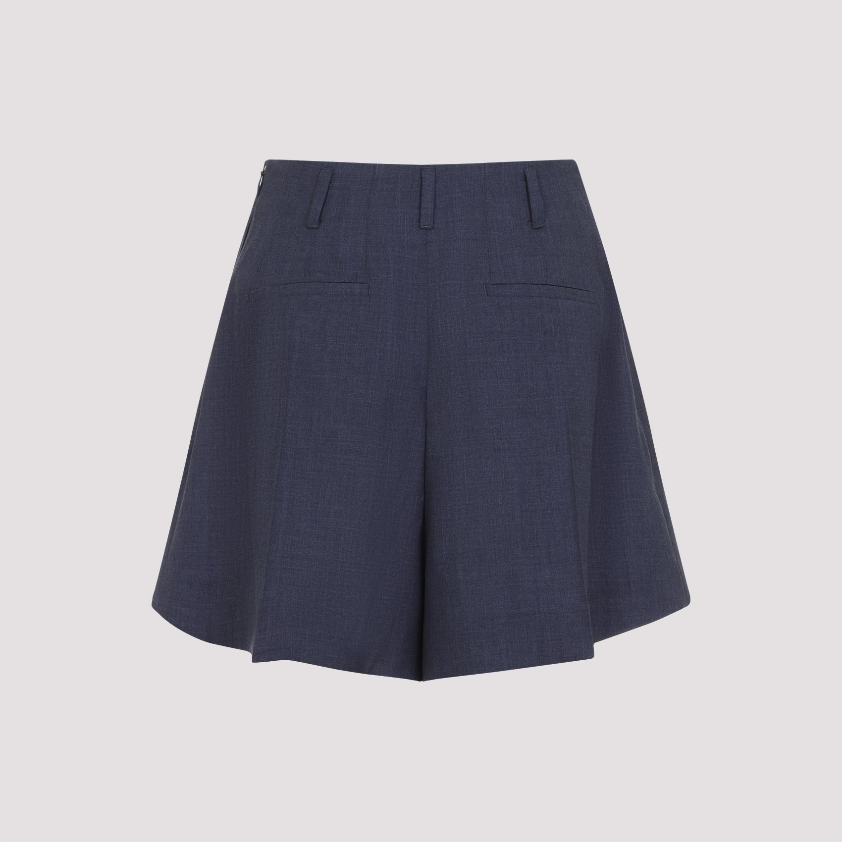 GIVENCHY High Waisted Mini Wool Shorts