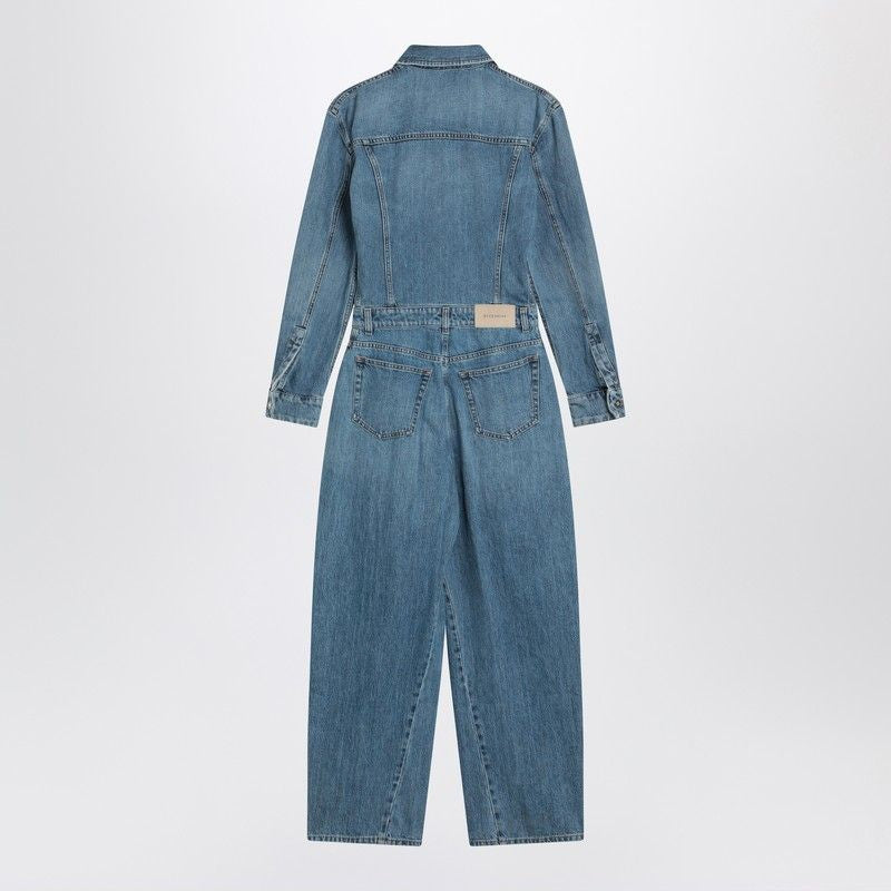 GIVENCHY Denim Jumpsuit - Women's Medium Size