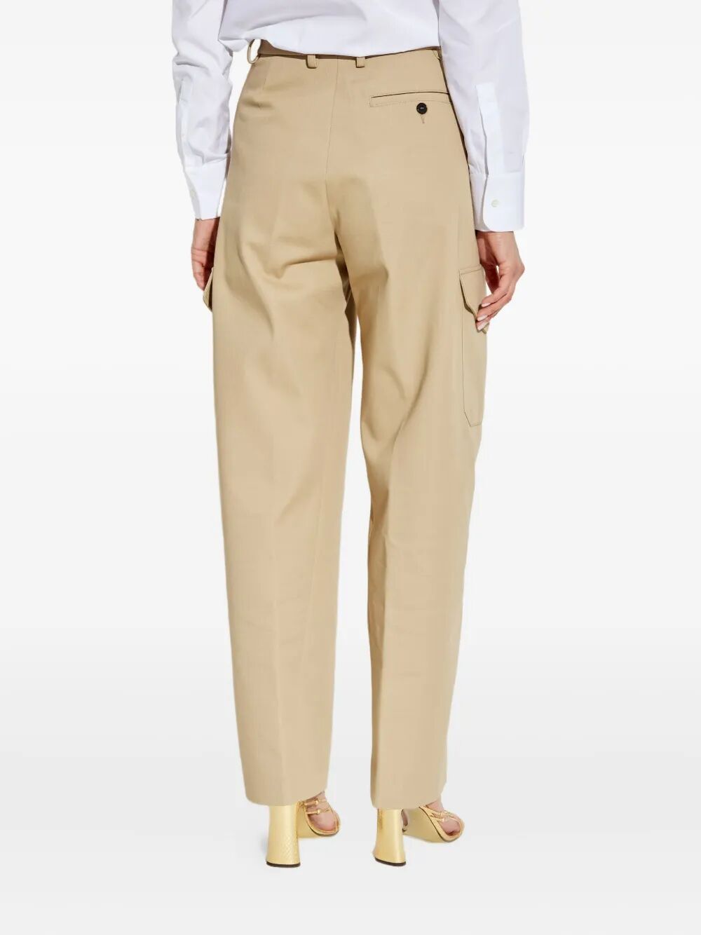 GIVENCHY Classic Wool and Cotton Trousers for Women