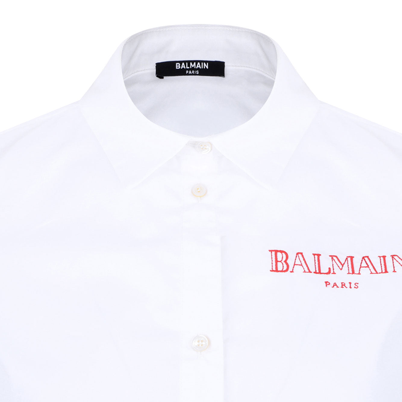 BALMAIN KIDS Girls' Cotton Mini Shirt for Spring/Summer 2025