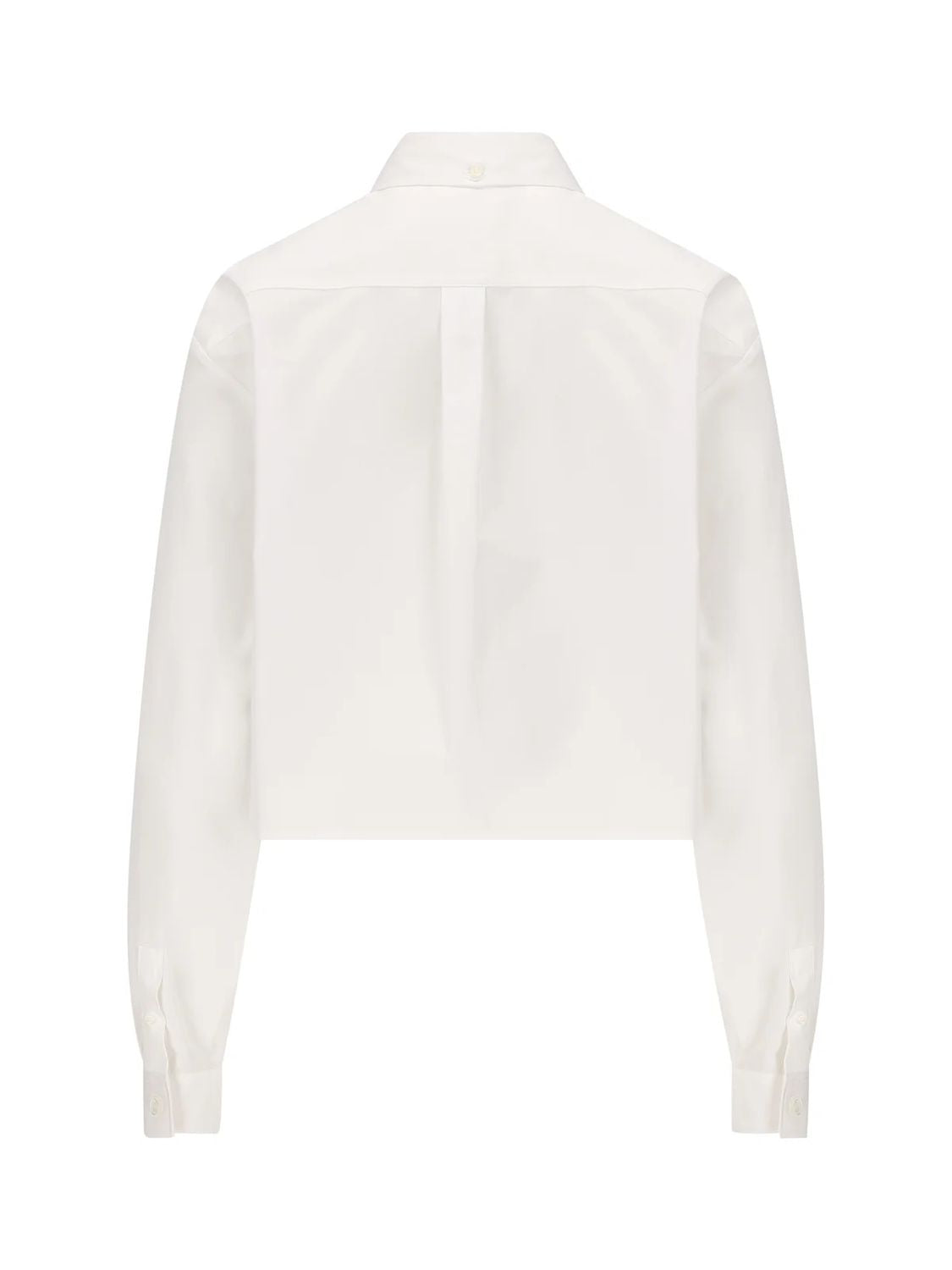 GIVENCHY Cropped Cotton Shirt - Size 40