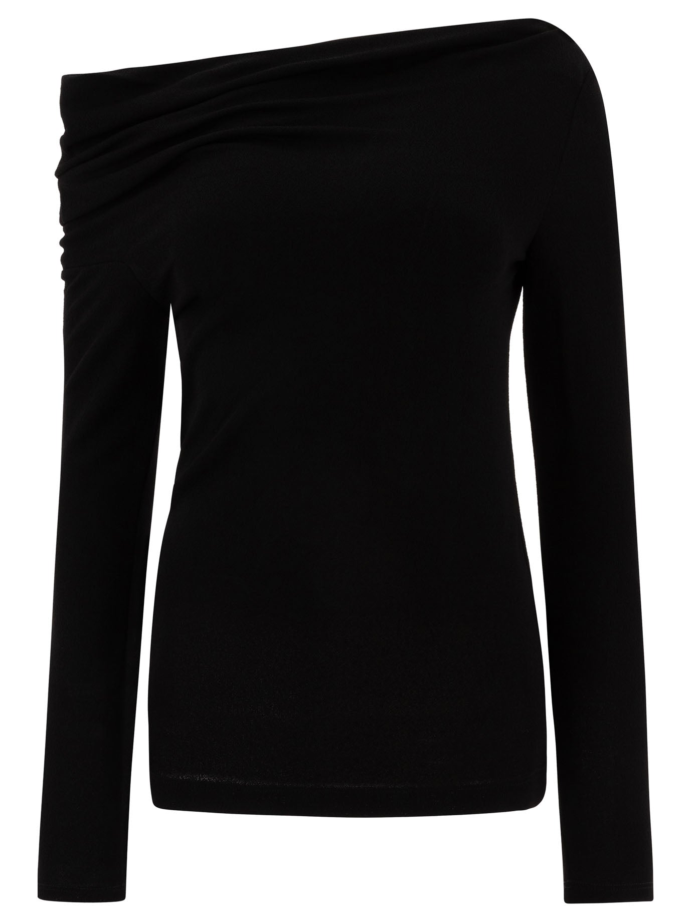 GIVENCHY Slim-Fit Top with Draped Collar for Women