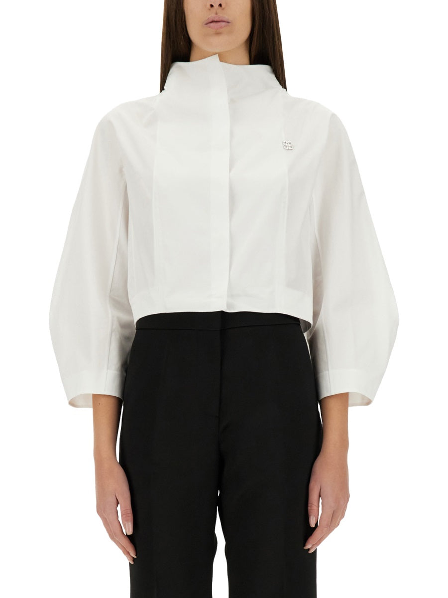 GIVENCHY Puff Sleeve Poplin Shirt for Women