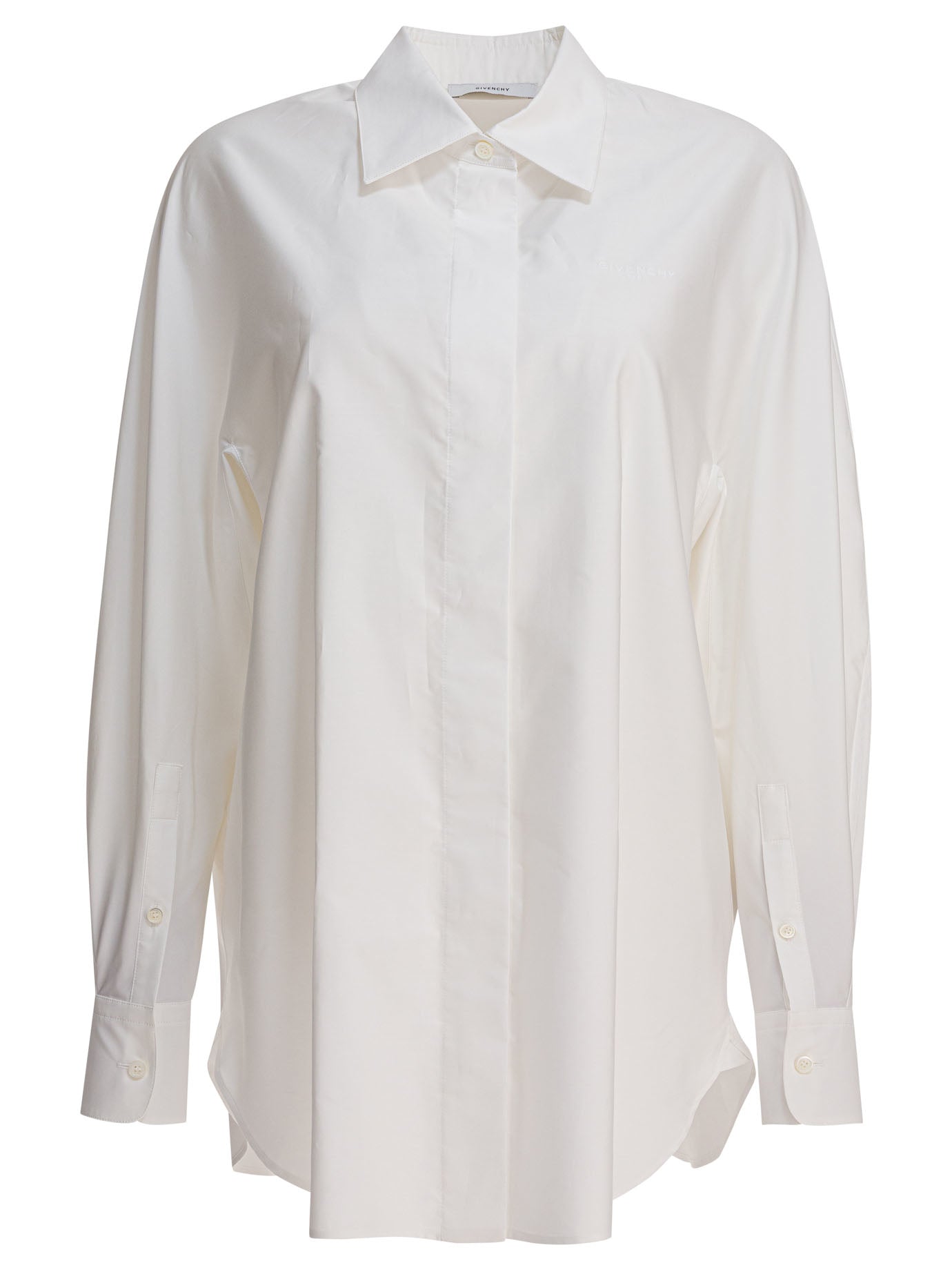 GIVENCHY Cocoon Shirt with Turned Sleeves - FW25