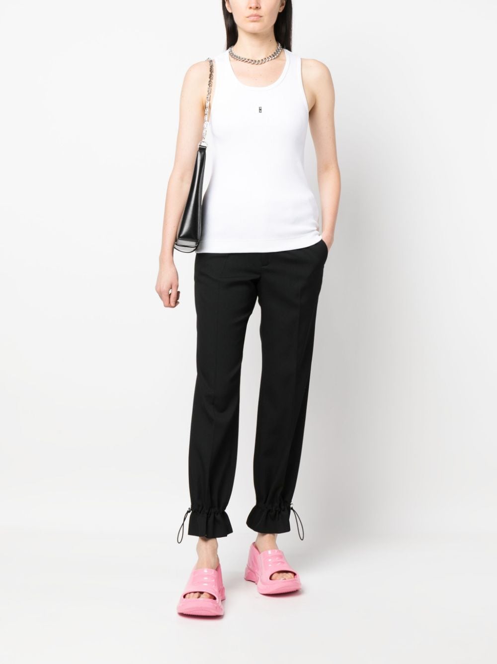 GIVENCHY Slim Fit Cotton Tank Top - Size S