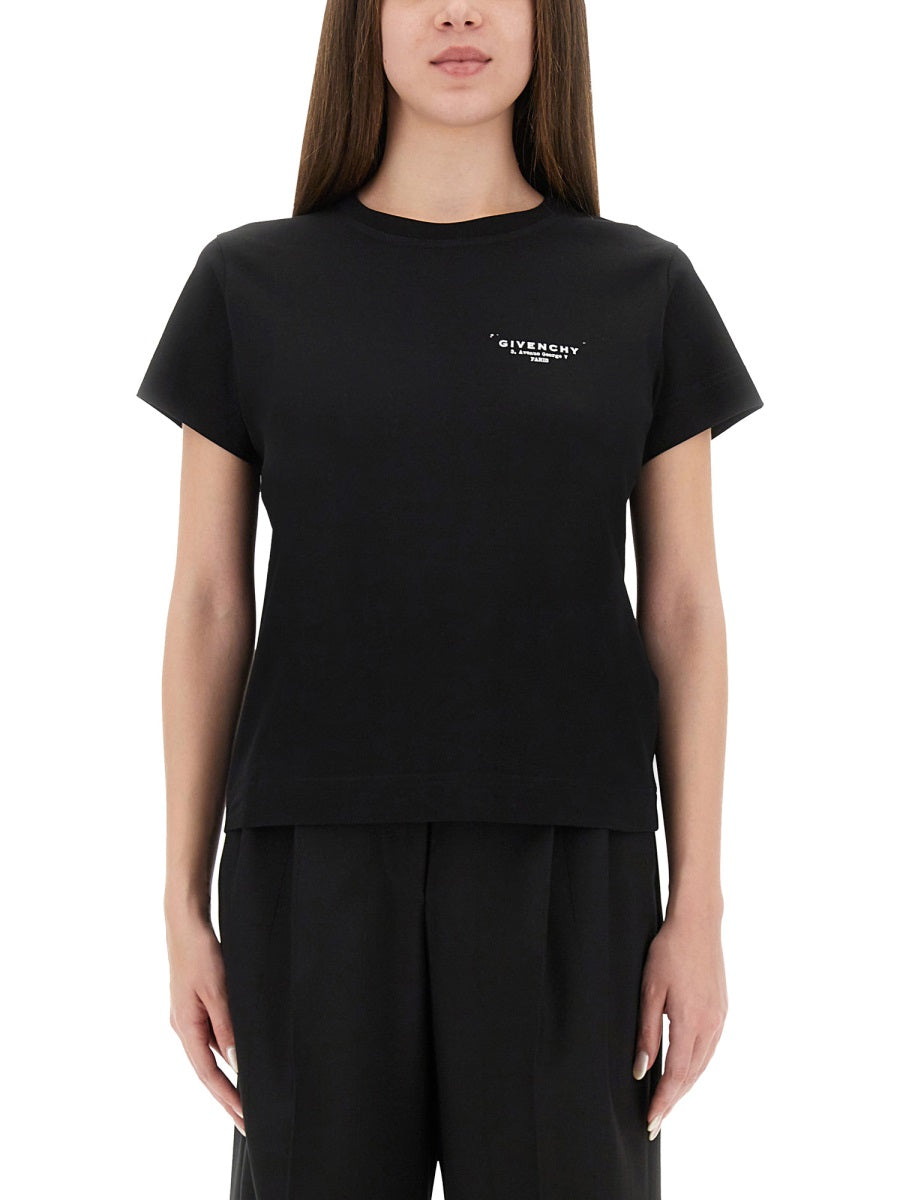 GIVENCHY Modern Women's T-Shirt with Eye-Catching Logo