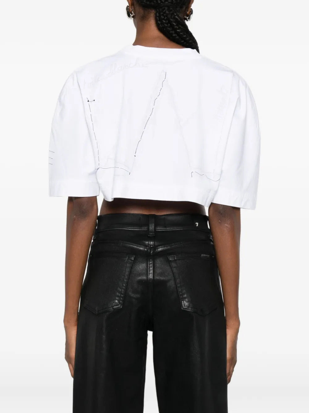 GIVENCHY Women's Cropped Logo Crewneck T-Shirt