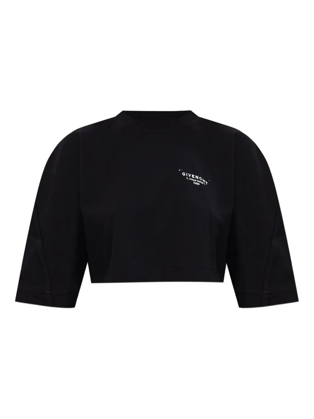 GIVENCHY Cropped Mini T-Shirt with Branding