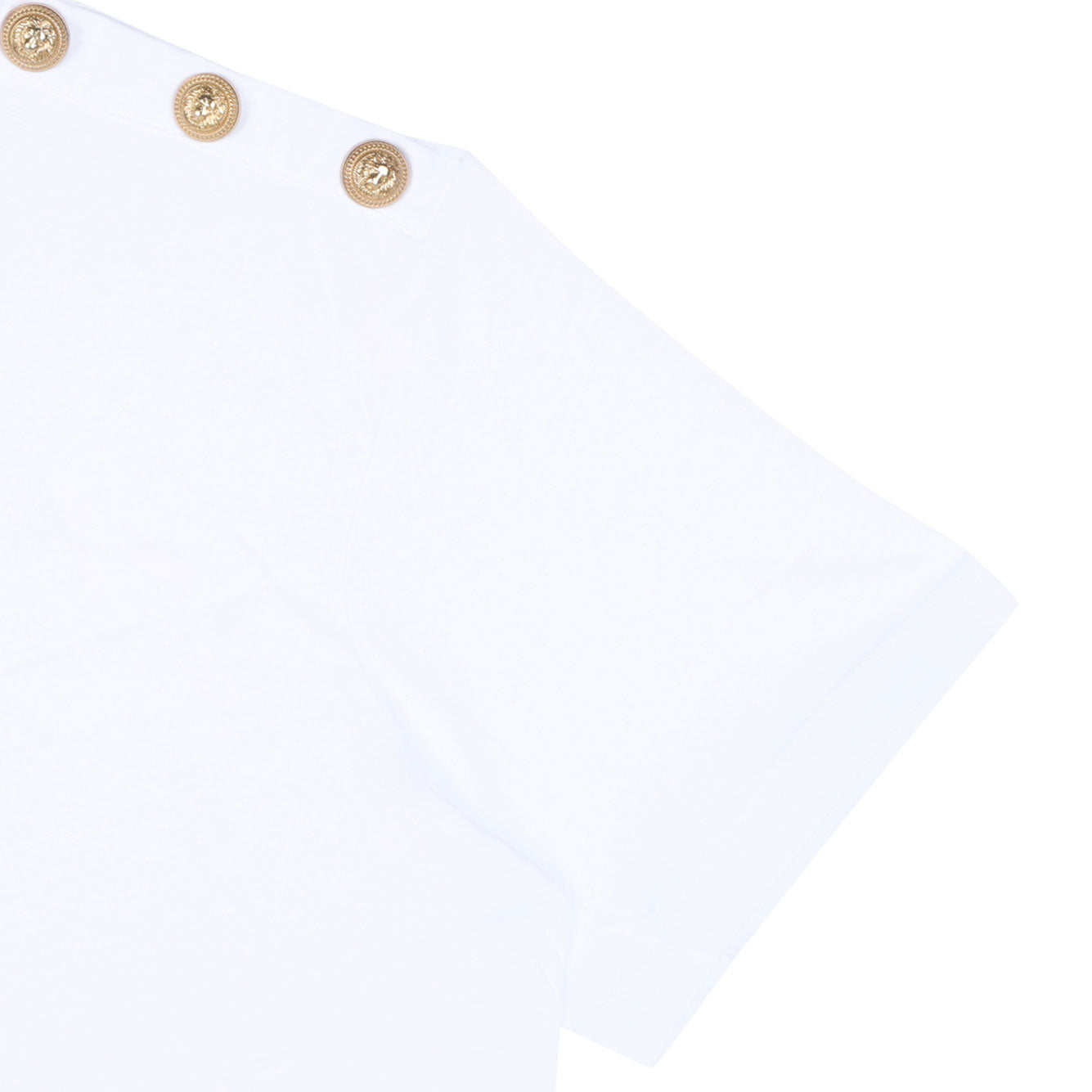 BALMAIN KIDS Stylish Mini Cotton T-Shirt for Girls