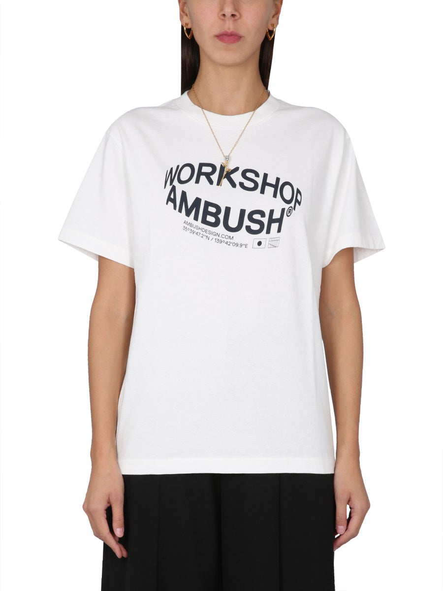 AMBUSH Crawling Logo Print T-Shirt