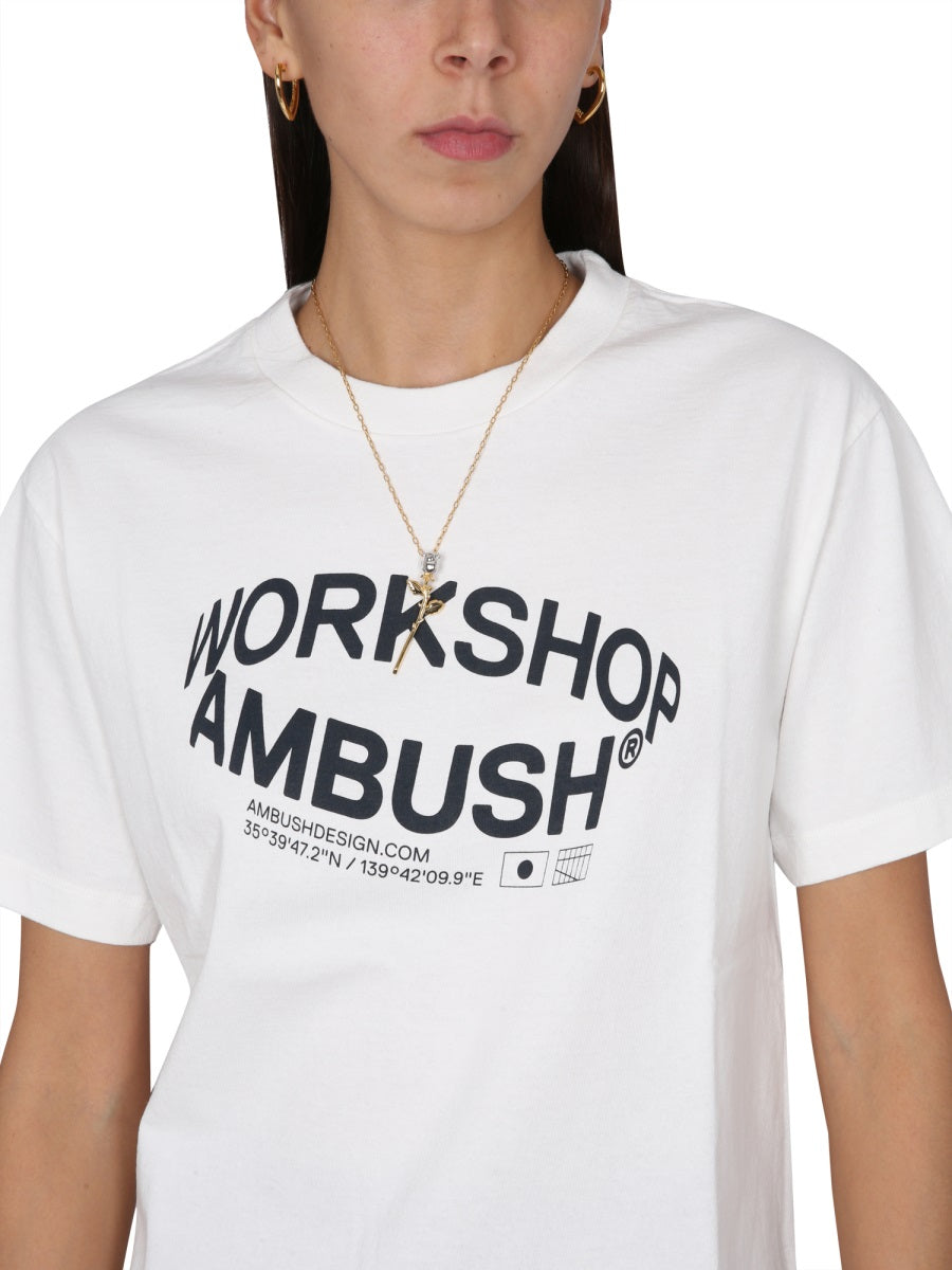 AMBUSH Crawling Logo Print T-Shirt