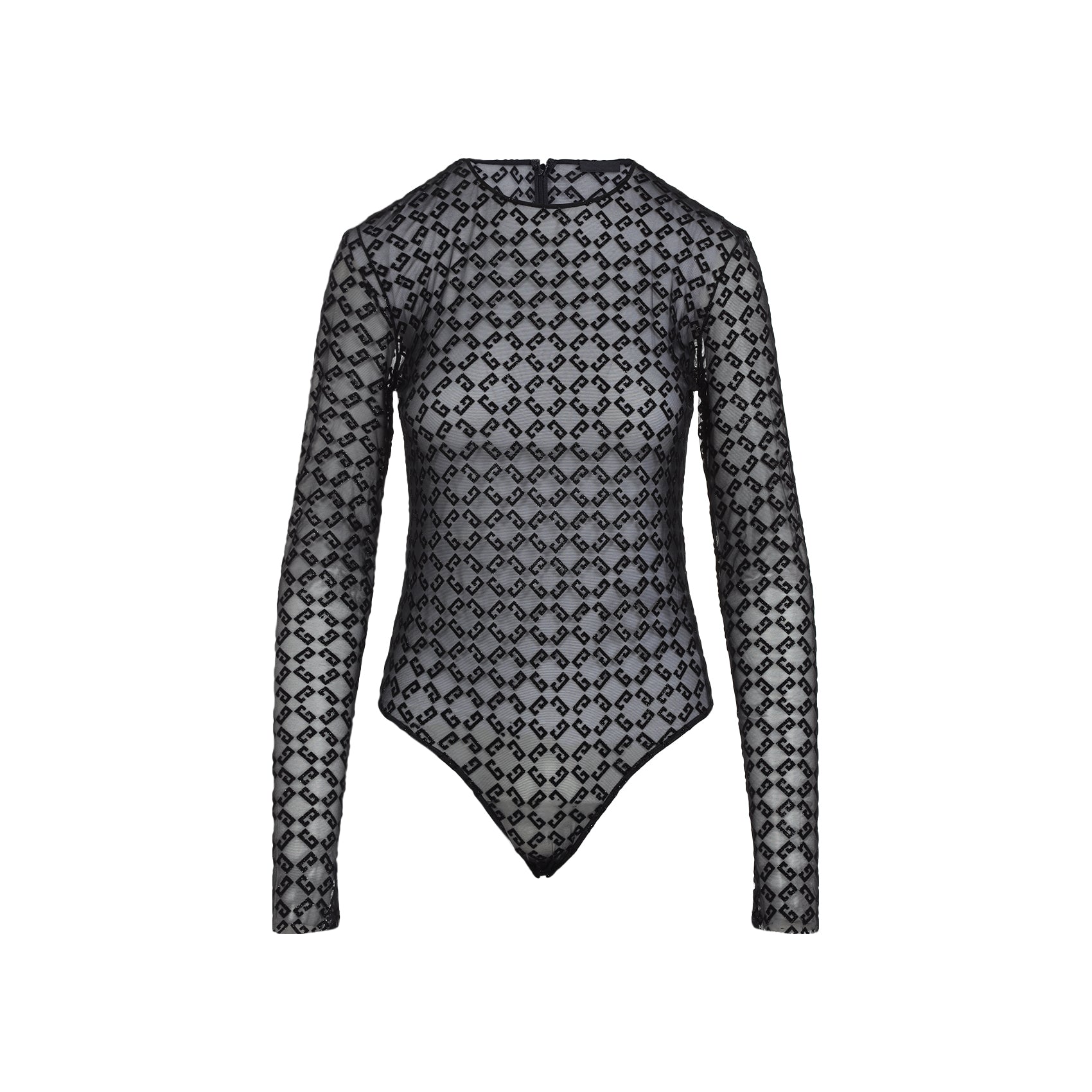 GIVENCHY Logo Flocked Body Top for Women