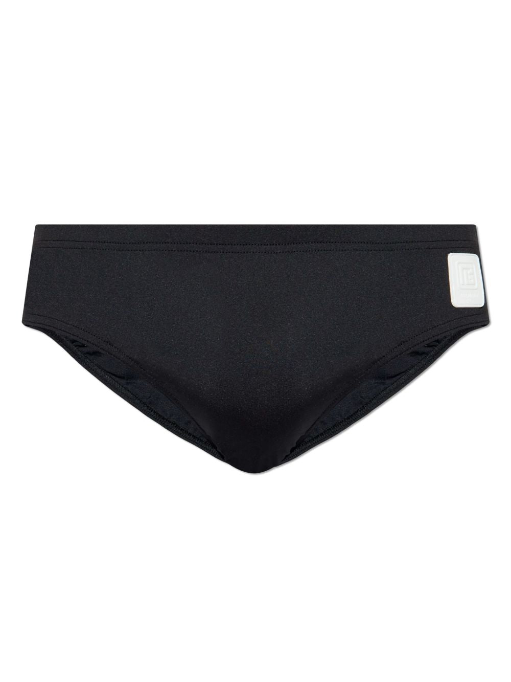 BALMAIN Men's Polyester Blend Underwear with Appliqué Logo