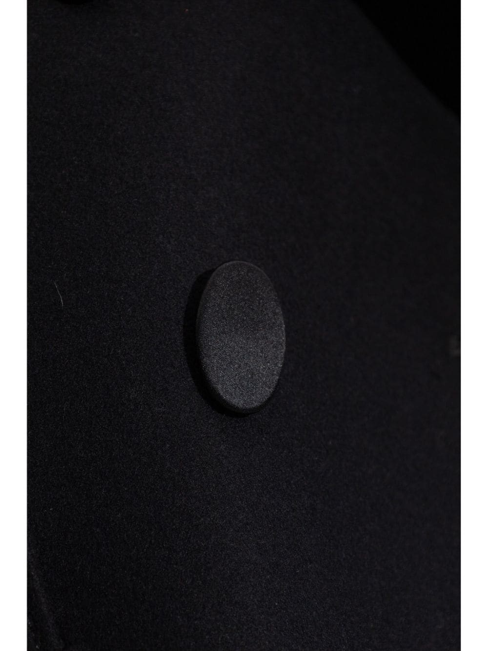 GIVENCHY Cropped Mini Wool Oversized Peacoat