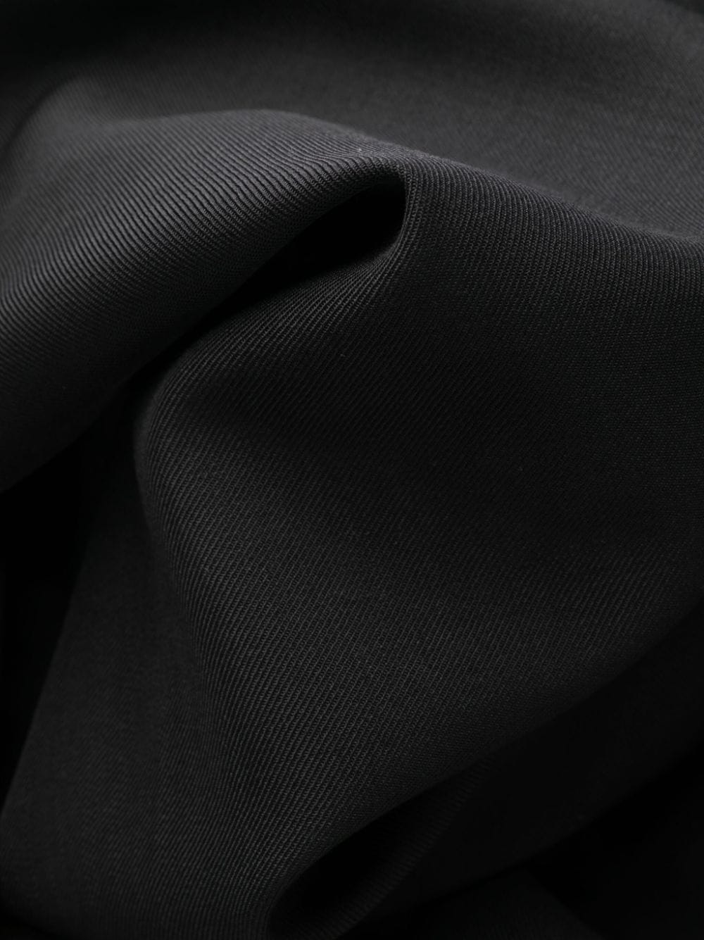 AMBUSH Flared Wool Trousers with Front Slit Detail