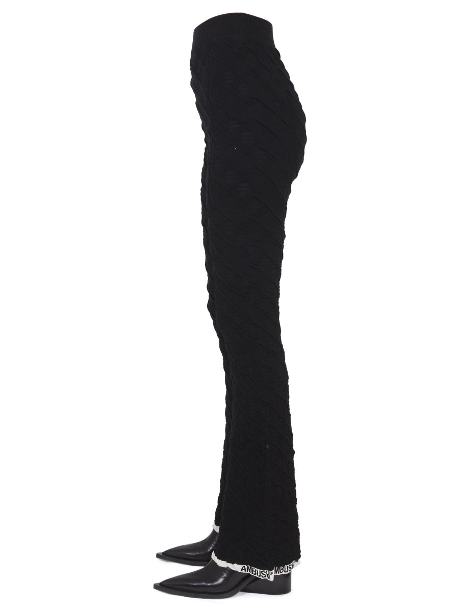 AMBUSH Logo Elastic Waistband Pants for Women
