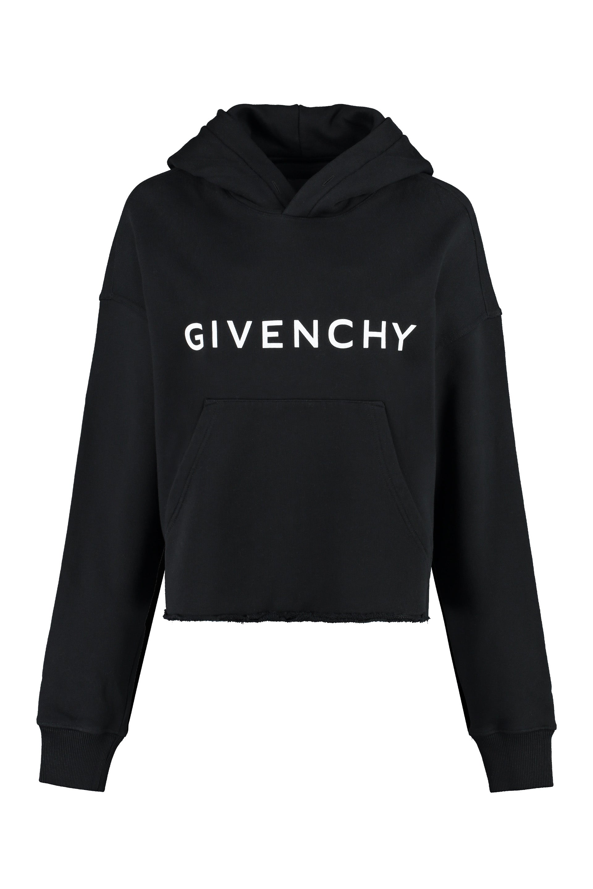 GIVENCHY Mini Archetype Short Sweatshirt with Logo