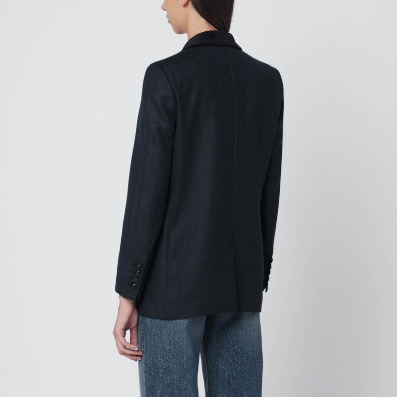 BLAZE MILANO Women’s Double-Breasted Wool and Mohair Blazer - Maine