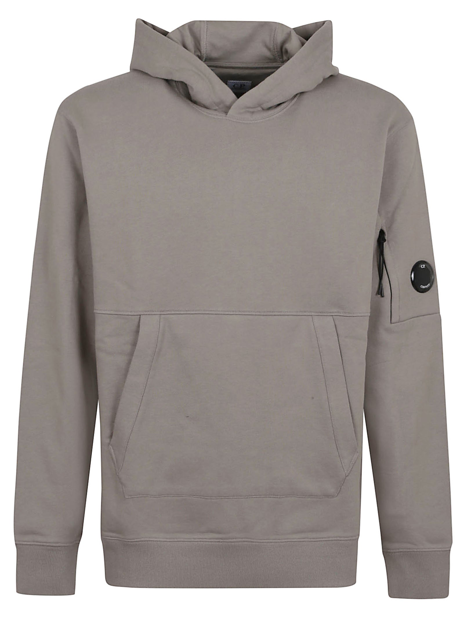 C.P. COMPANY Regular Fit Hooded Sweatshirt with Unique Lens Detail