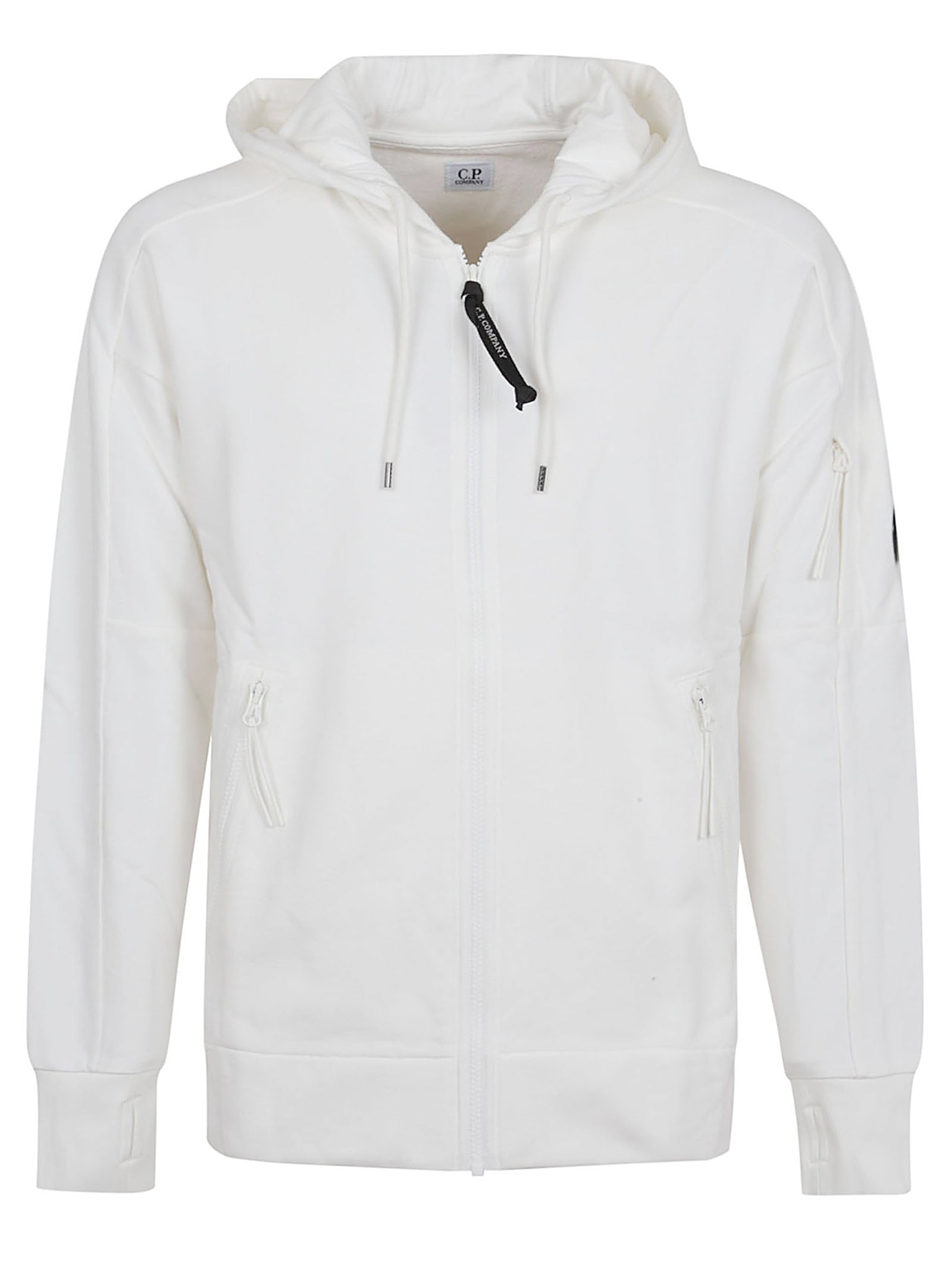 C.P. COMPANY Men's Regular Fit Zip-Up Sweatshirt with Adjustable Hood