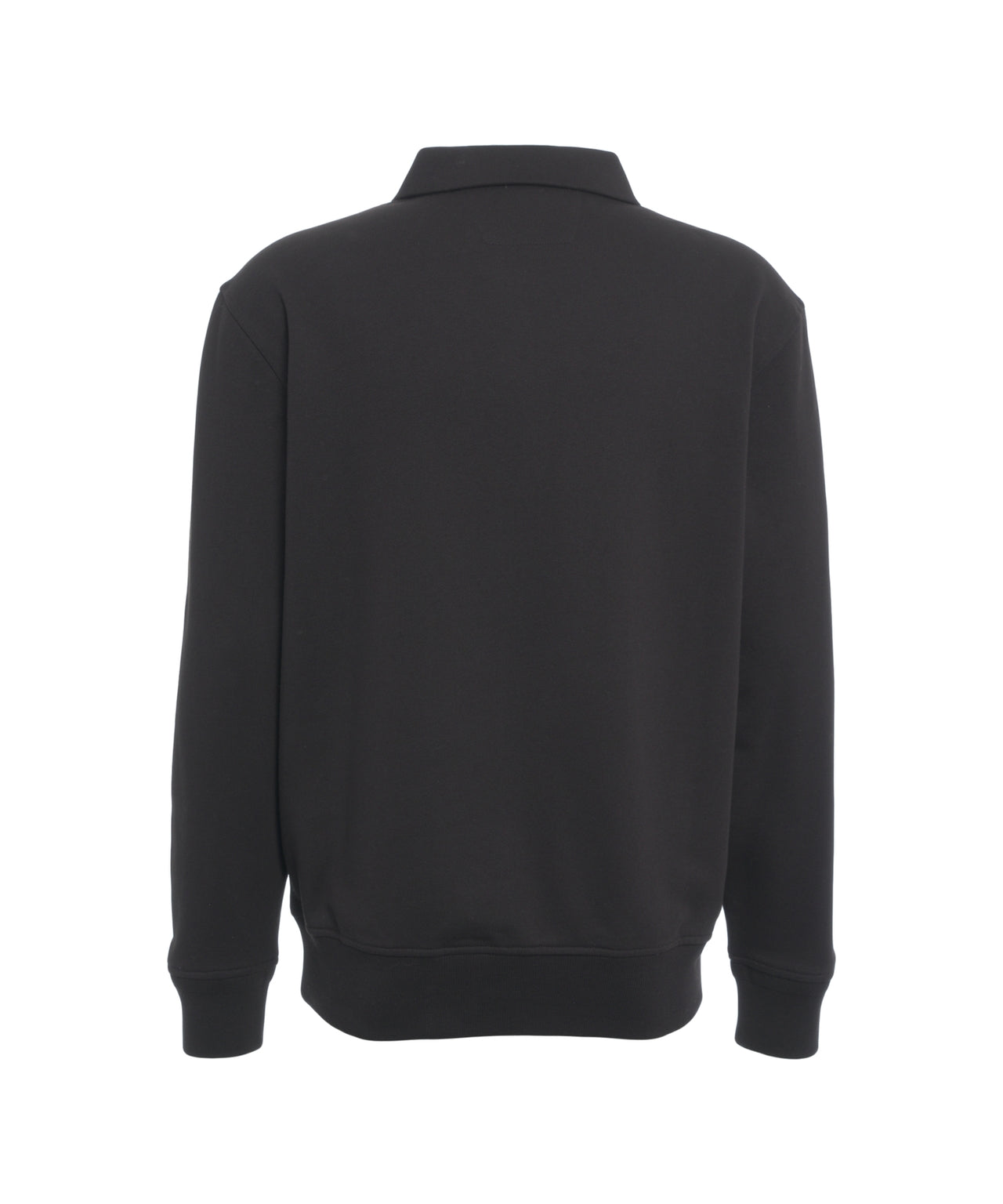 C.P. COMPANY Men's Sweatshirt with Classic Polo Collar and Half-Zip