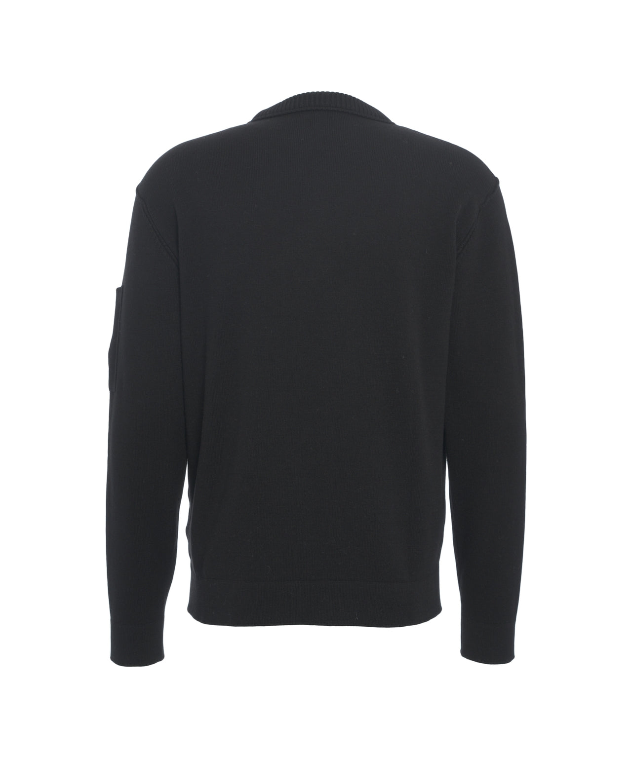 C.P. COMPANY Classic Crew Neck Pullover with Logo Detail