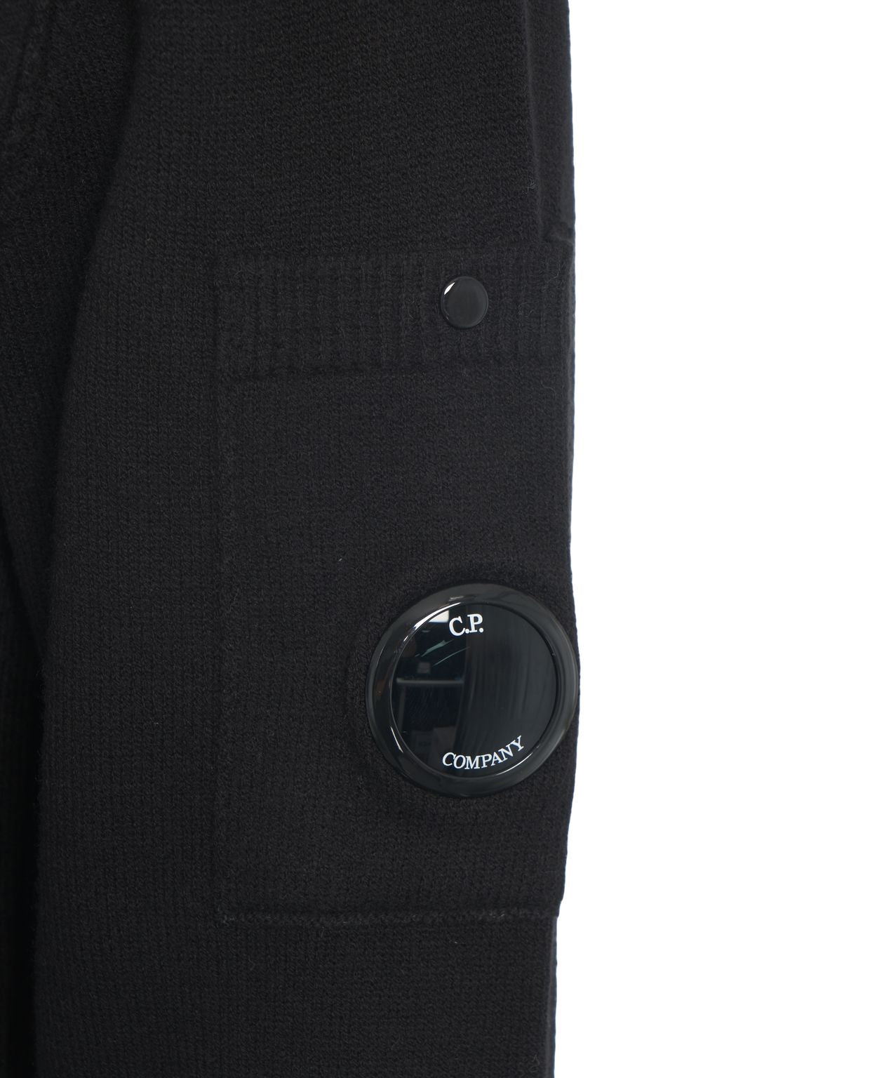 C.P. COMPANY Classic Crew Neck Pullover with Logo Detail