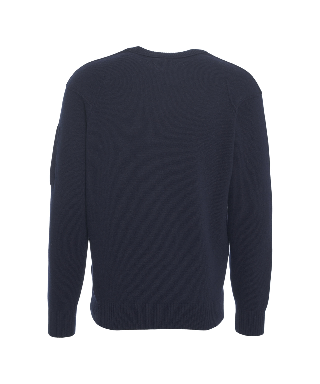 C.P. COMPANY Classic Crew Neck Pullover with Unique Logo Detail