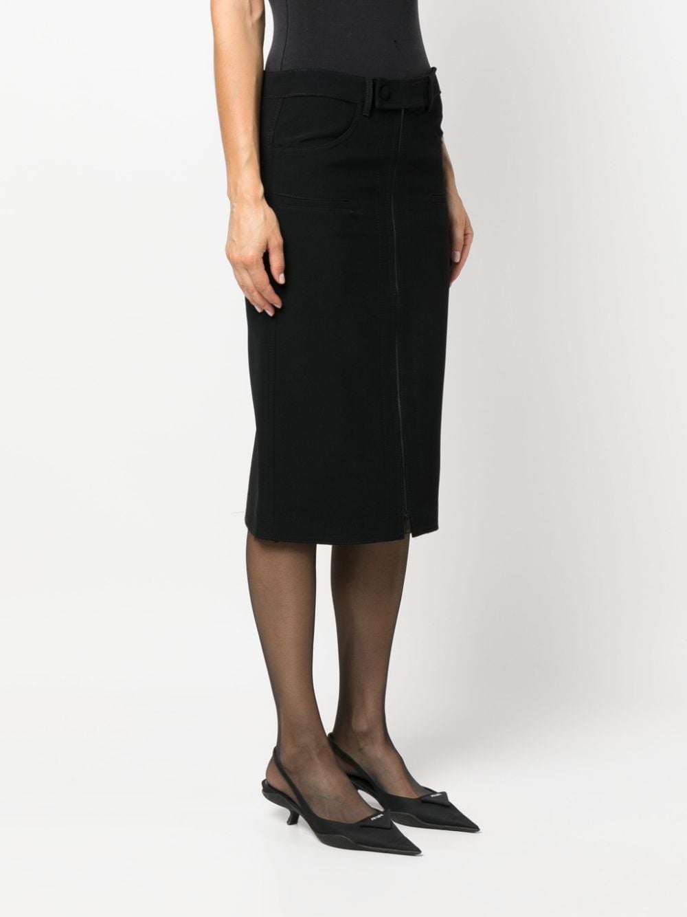N21 Women's Long Pencil Skirt for FW23