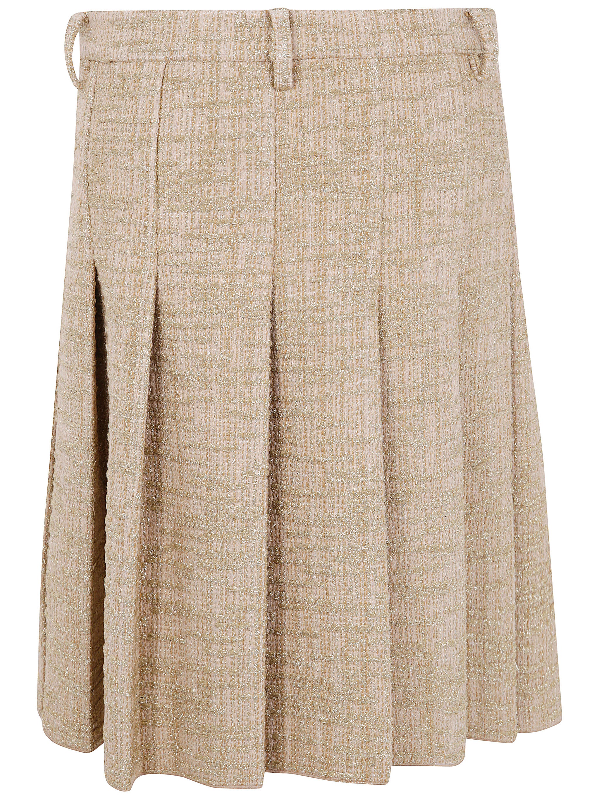 N21 Pleated Mini Skirt for Women
