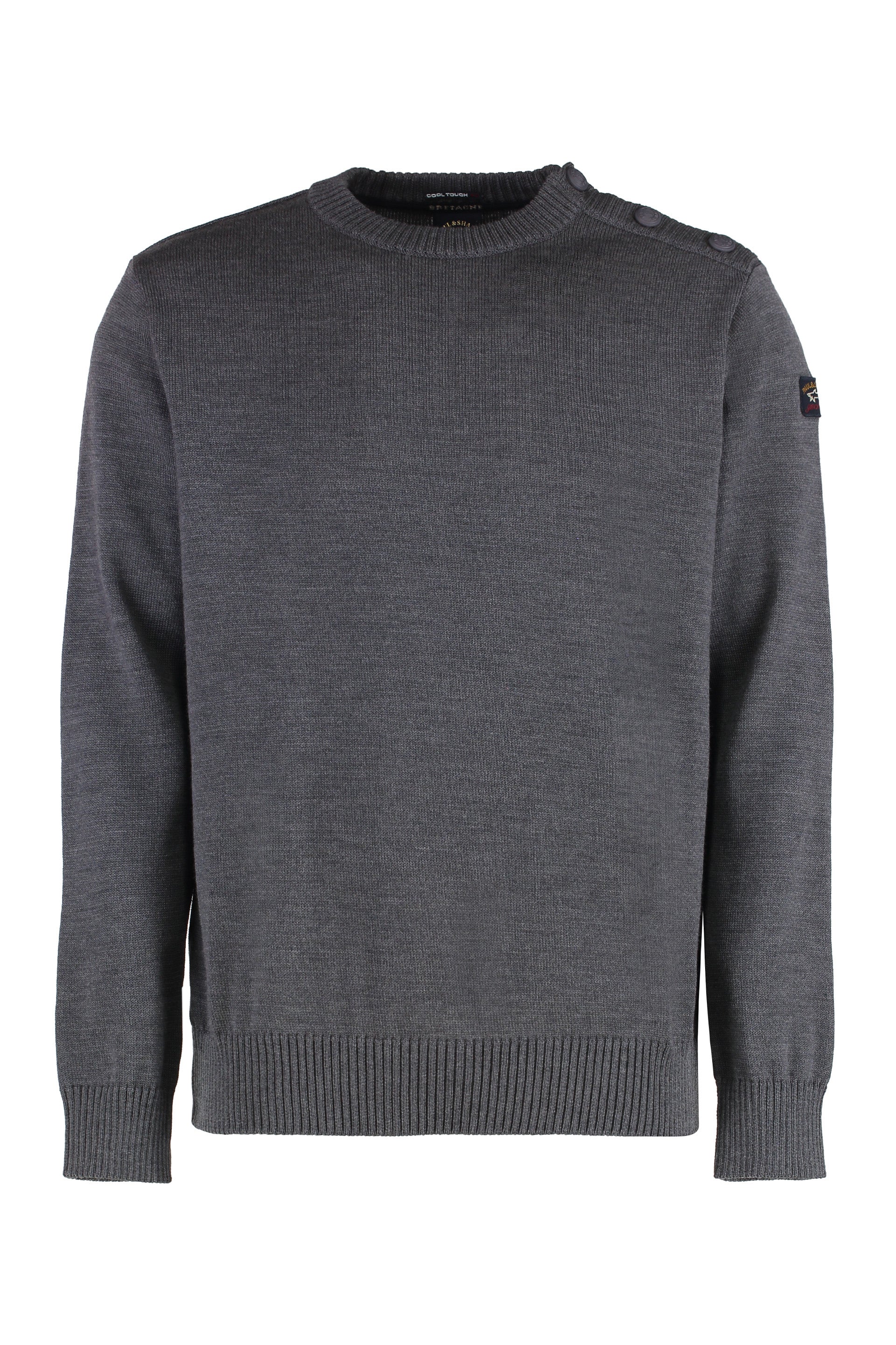 PAUL & SHARK Classic Virgin Wool Crew-Neck Sweater for Men