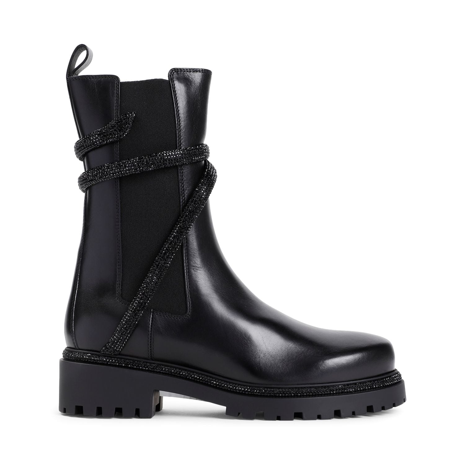 RENE CAOVILLA Wrap Around Leather Boots for Women - FW24