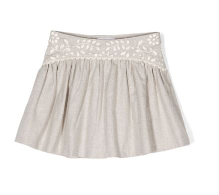 CHLOE KIDS Girls' Mini Cotton Skirt