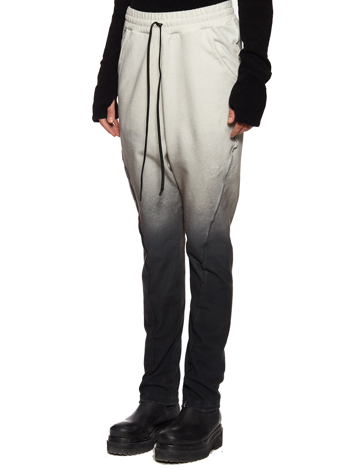 NOSTRASANTISSIMA Slim Cotton Pants with Elasticated Waist - Size S