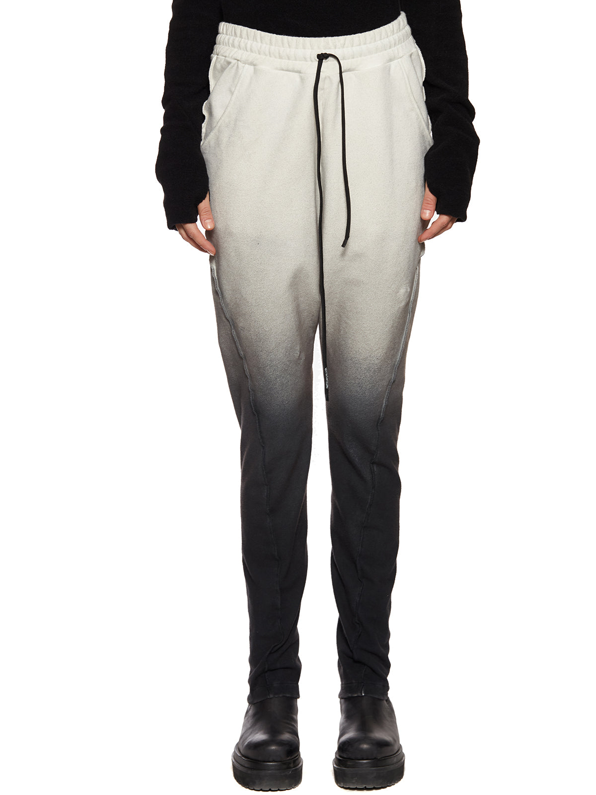 NOSTRASANTISSIMA Slim Cotton Pants with Elasticated Waist - Size S