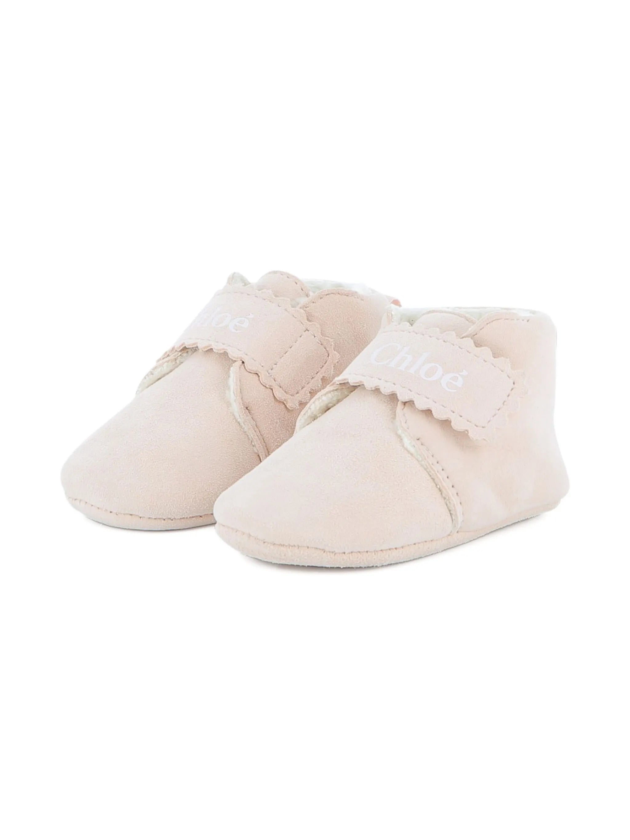CHLOÉ Mini Leather Slippers for Kids