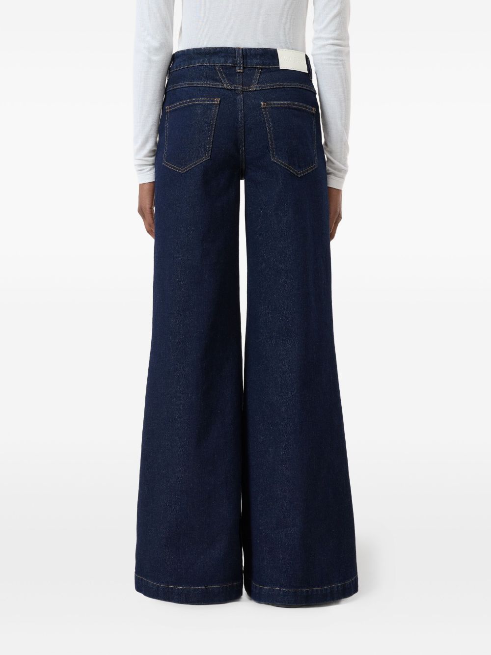 CLOSED High-Waisted Wide-Leg Denim Jeans