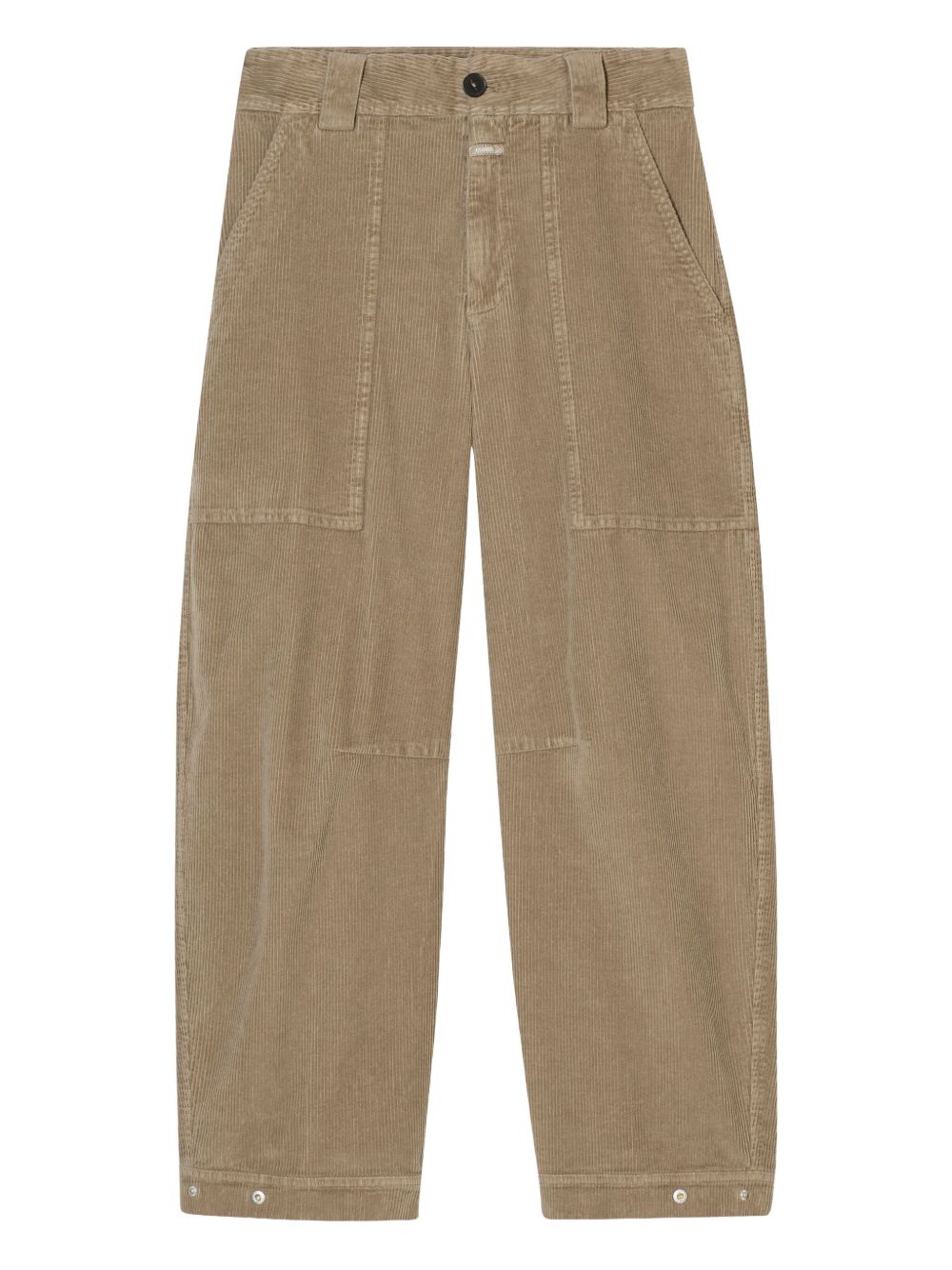 CLOSED Cropped Cotton Trousers with Front Pockets for Women