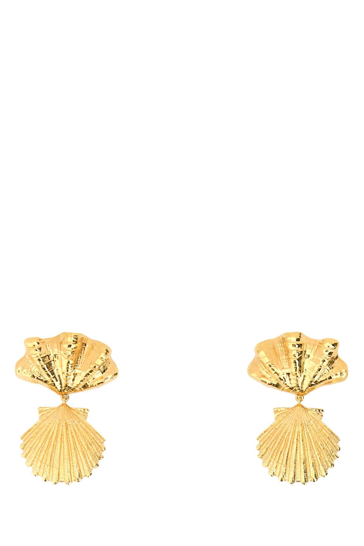 CHLOÉ Elegant Gold Metal Earrings