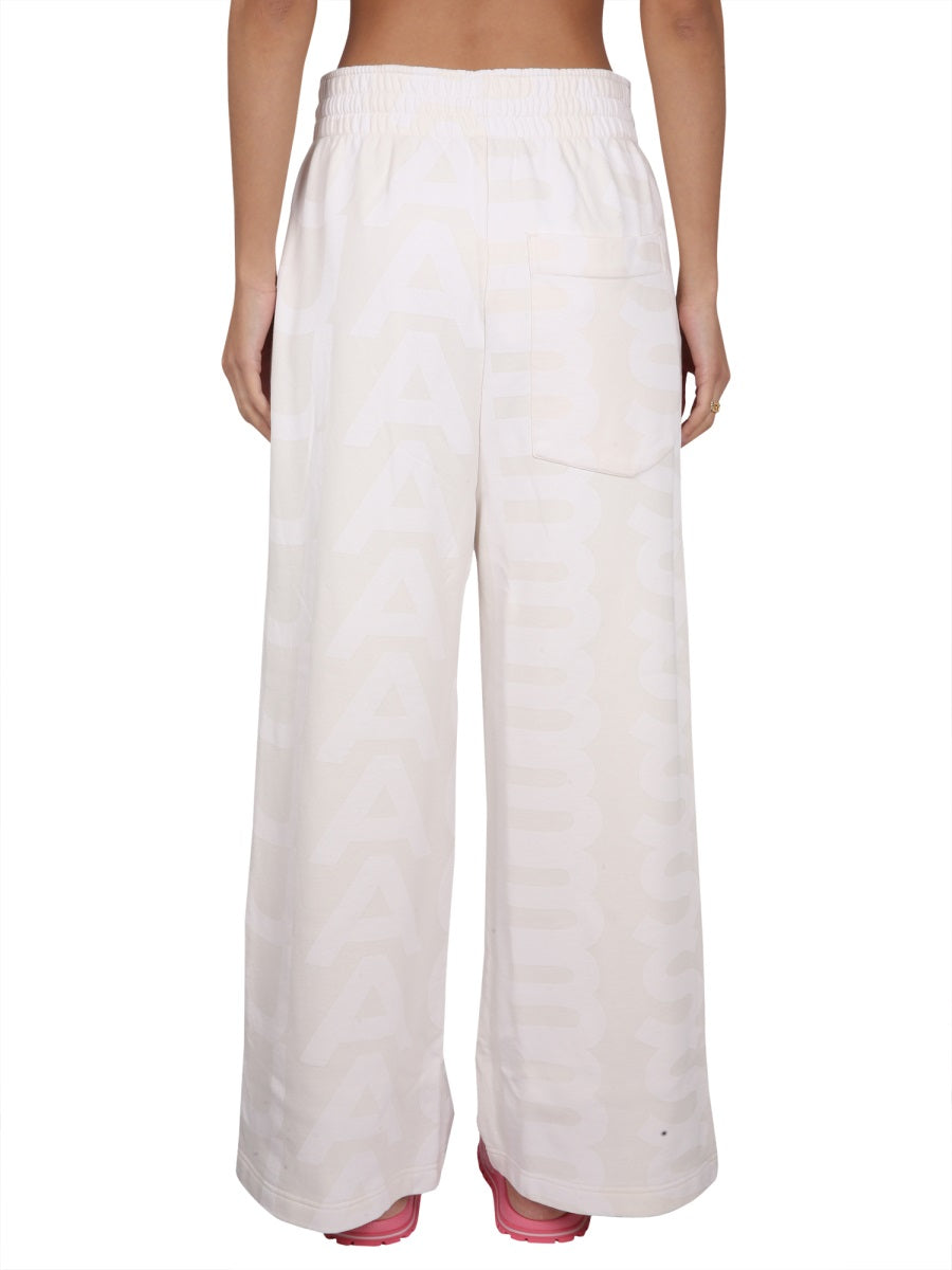 MARC JACOBS Monogram Pants with Elastic Waistband
